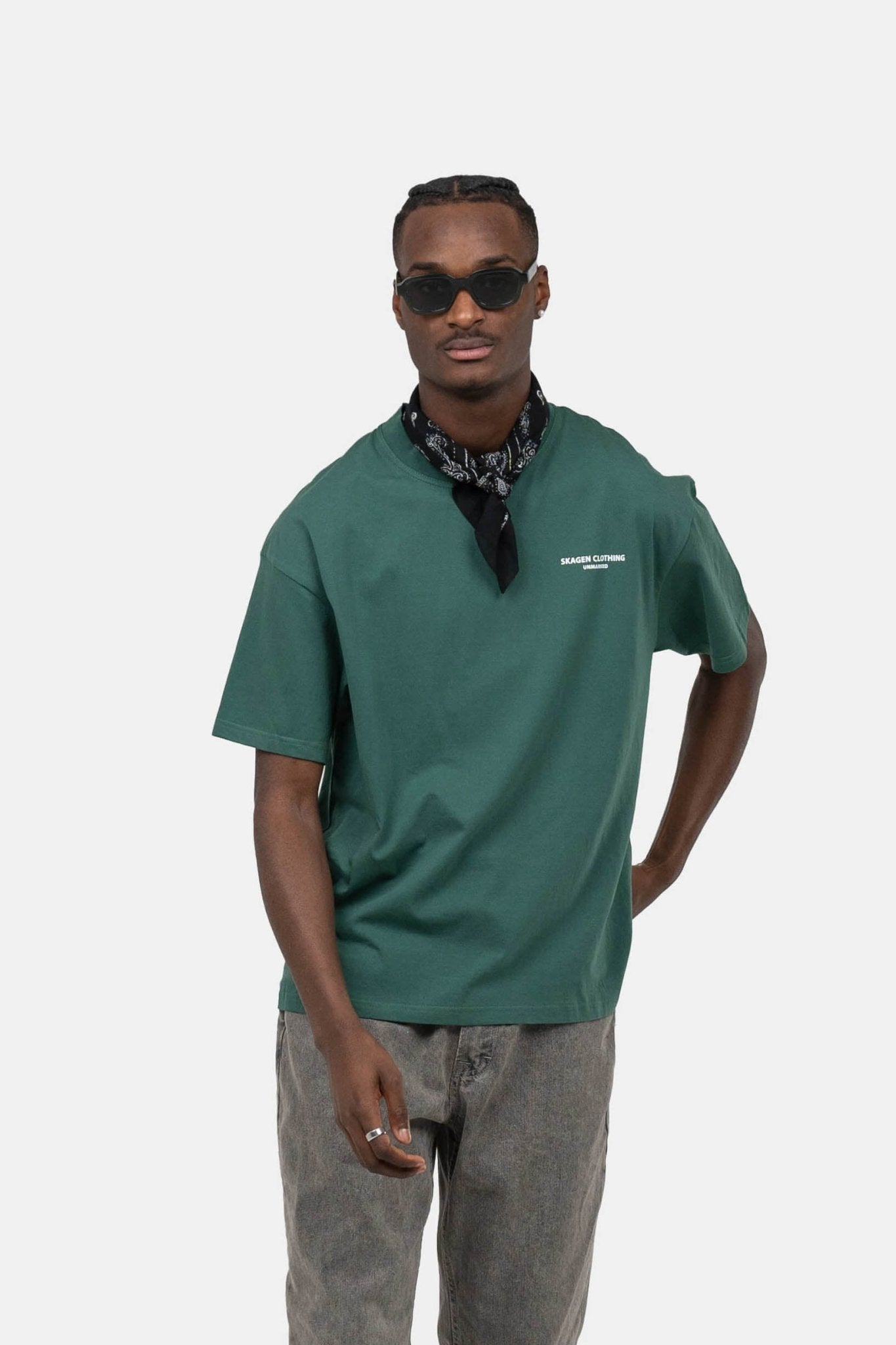 UNMARKED T-shirt Grøn | Skagen-clothing.dk